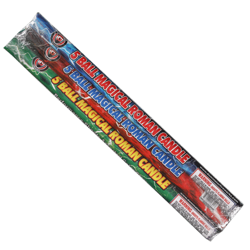 5 Ball Magical Roman Candle (96/3)
