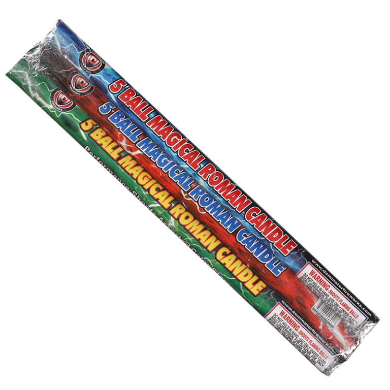 5 Ball Magical Roman Candle (96/3)