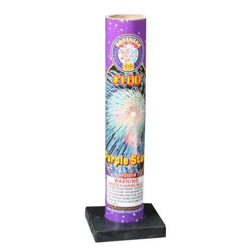 #100 Tube Purple Stars