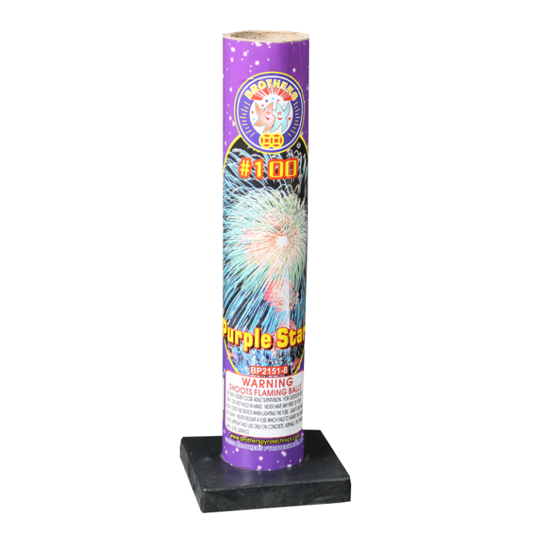 #100 Tube Purple Stars