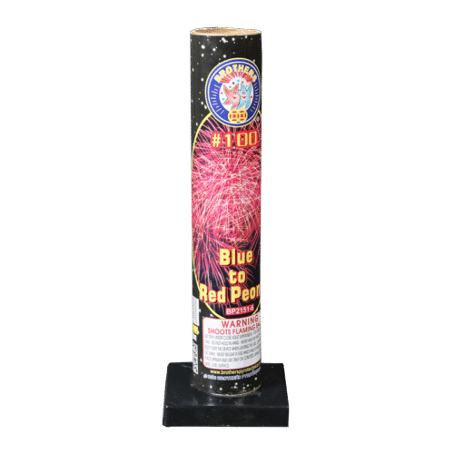 #100 Tube Blue to Red Peony