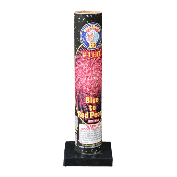 #100 Tube Blue to Red Peony