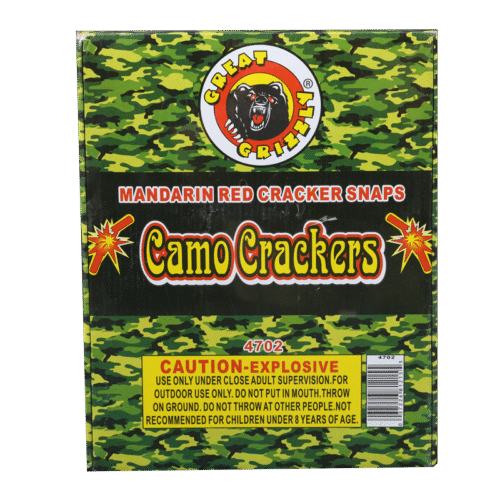 Camo Crackers Case Lot