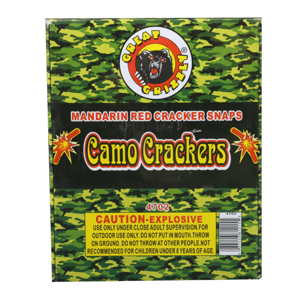 Camo Crackers Case Lot