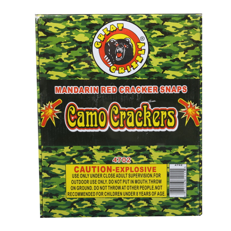Camo Crackers Case Lot
