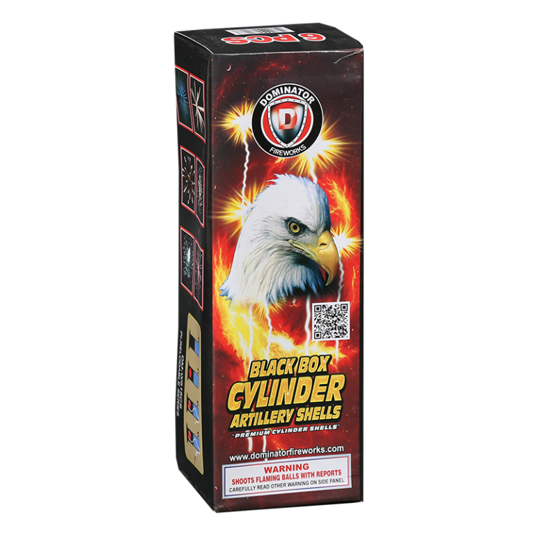 Black Box Cylinder Artillery Shells 6pc Sm