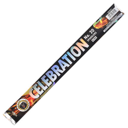 Premium Celebration 20" Sparklers sgl pk 8ea