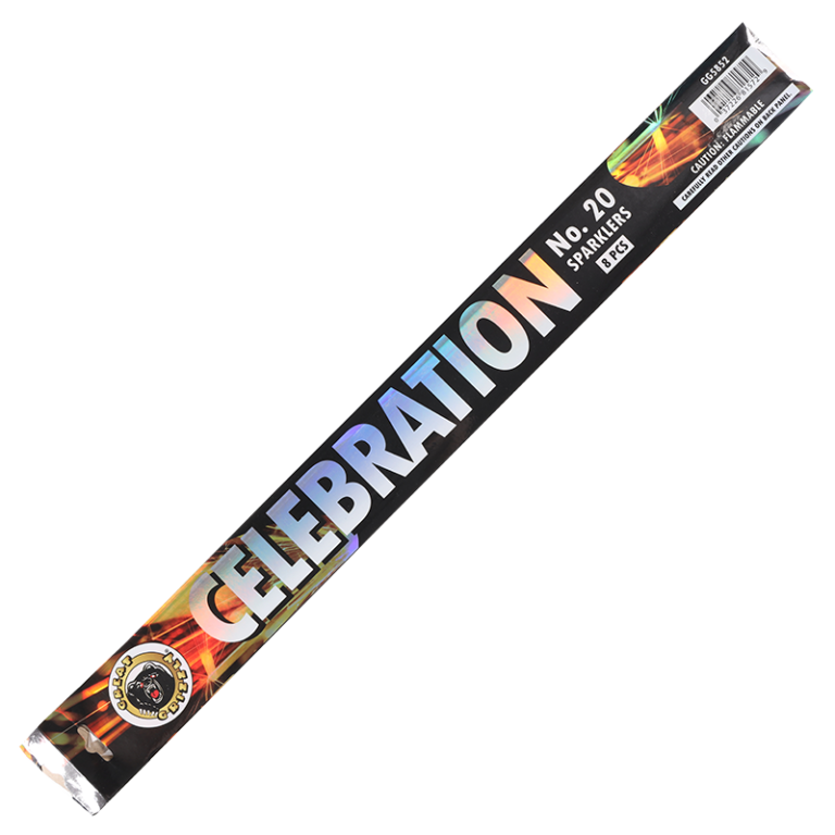 Premium Celebration 20" Sparklers sgl pk 8ea
