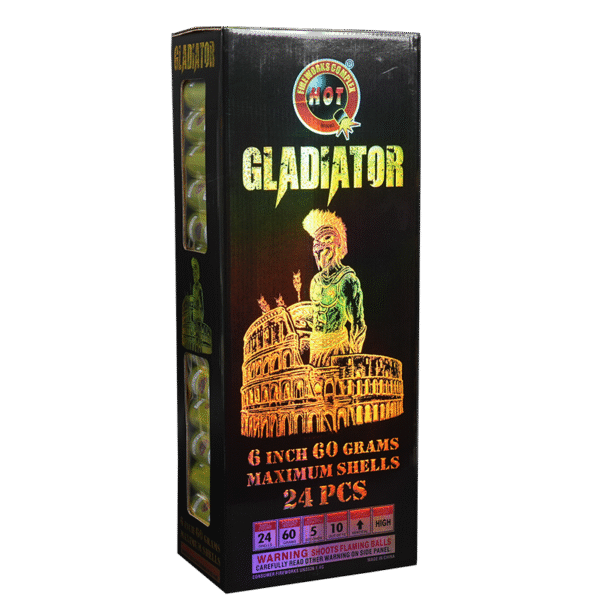 Gladiator 6" 60gram 24 shells