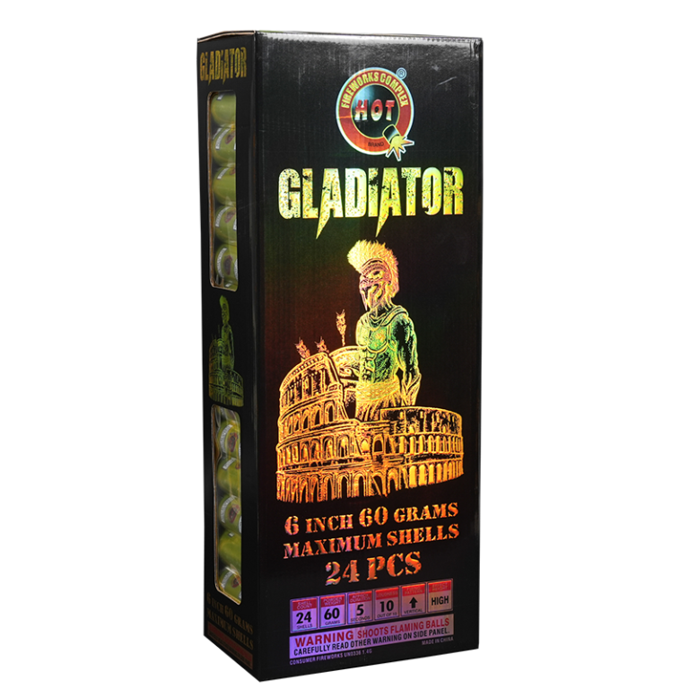 Gladiator 6" 60gram 24 shells