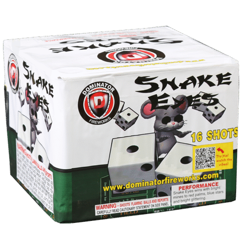 Three Blind Dice Snake Eyes