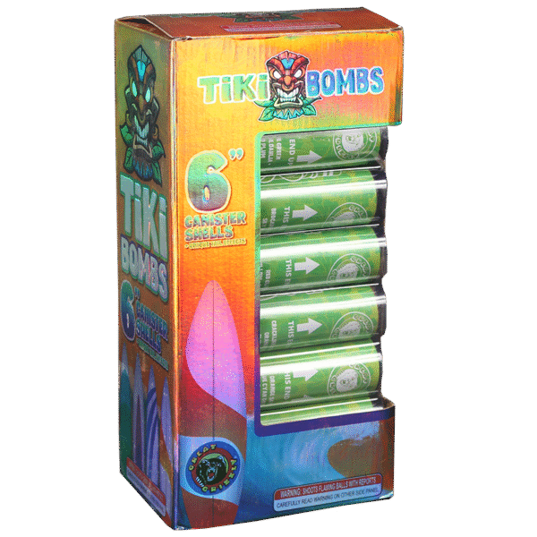 Tiki Bomb 6 Shells 6"
