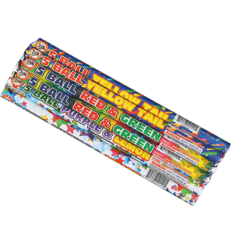 5 Ball Roman Candle (assorted)