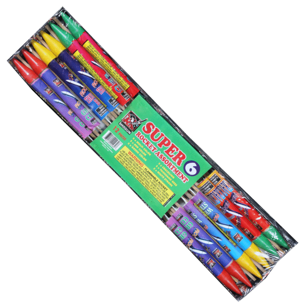 6 oz Assorted Sky Rockets