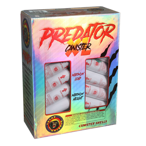 Predator XL 5"  Canister 12 shells