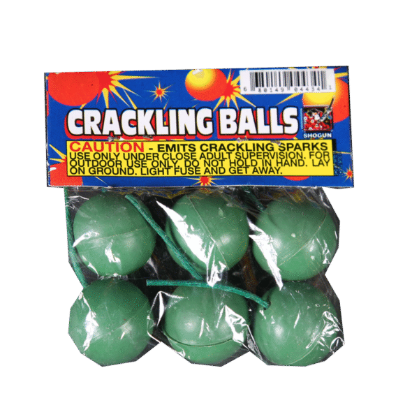 Crackling balls