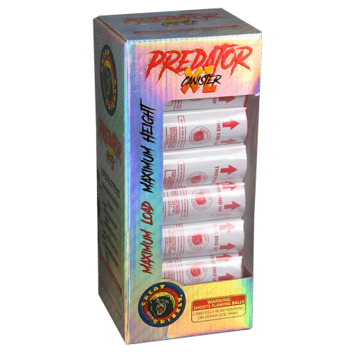 Predator XL 5" Canister 6 shells