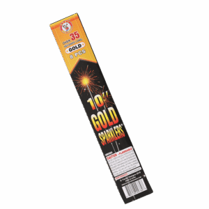 10" Gold Sparklers