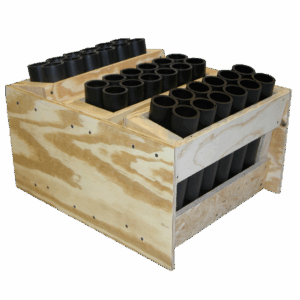 Mortar Rack 36 shot HDPE