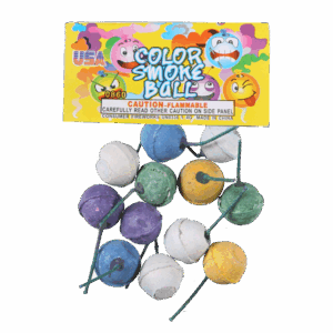 Color Smoke Balls Clay