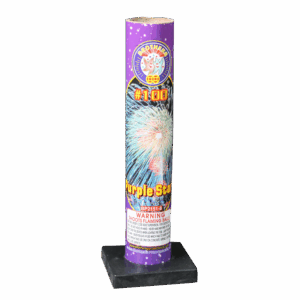 #100 Tube Purple Stars