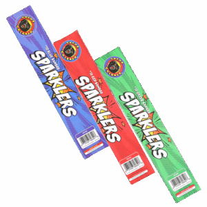 #10 Red, Blue, Green Sparklers