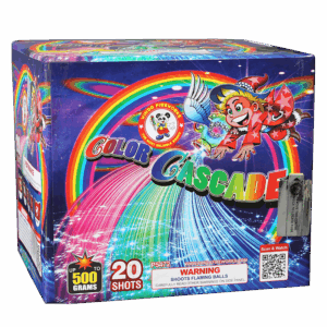 Color Cascade 20 shot