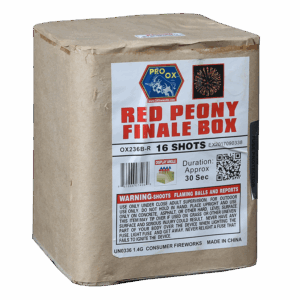 Red Peony Fanale Box
