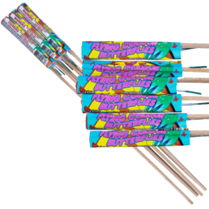 Flying Color Butterflies Bottle Rocket